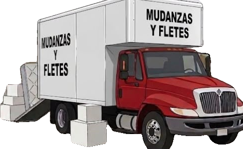 Camión rabón de 10 toneladas con caja cerrada rotulada