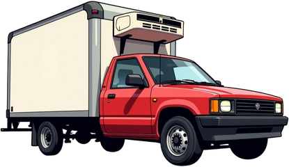 Camioneta Nissan de 1.5 toneladas con caja mudancera